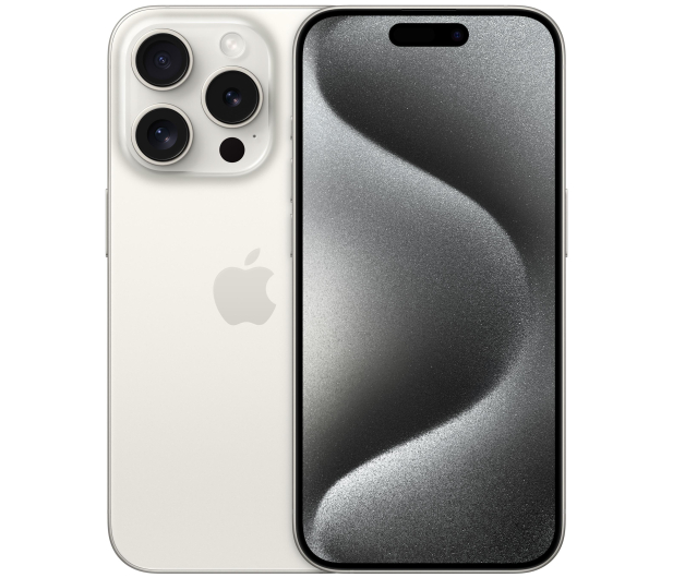 Apple iPhone 15 Pro 256GB White Titanium - 1180070 - zdjęcie